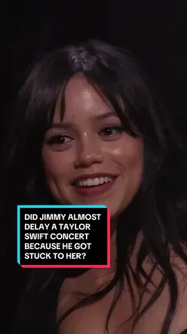 Did Jimmy almost delay a @Taylor Swift concert because he got stuck to her? Jenna Ortega & Catherine O’Hara get to the bottom of it in True Confessions 🔎 #FallonTonight #TonightShow #JennaOrtega #CatherineOHara #TaylorSwift #TSTheErasTour #JimmyFallon 