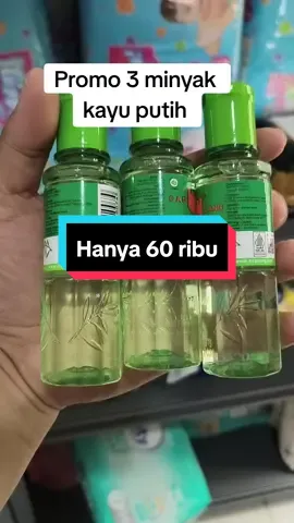 Paket 3 pcs minyak kayu putih 60 ml #wibgajian 👍