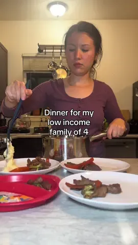 It was so good and you can still eat steak even if youre on a budget #fyp #fypツ #fypage #foryoupage #MomsofTikTok #asmr #lowincome #dinner #kitchen #family 