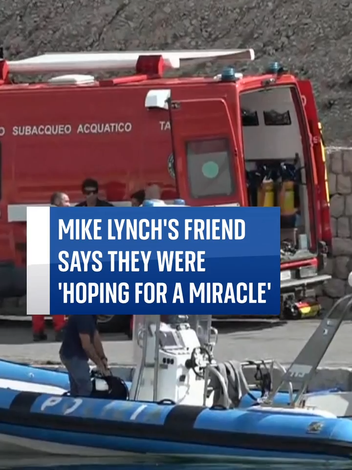 'We were all hoping for a miracle' says Mike Lynch's friend and British entrepreneur, Brent Hoberman.  #skynews #superyachts #yachts #mikelynch #sicily #italy #porticello