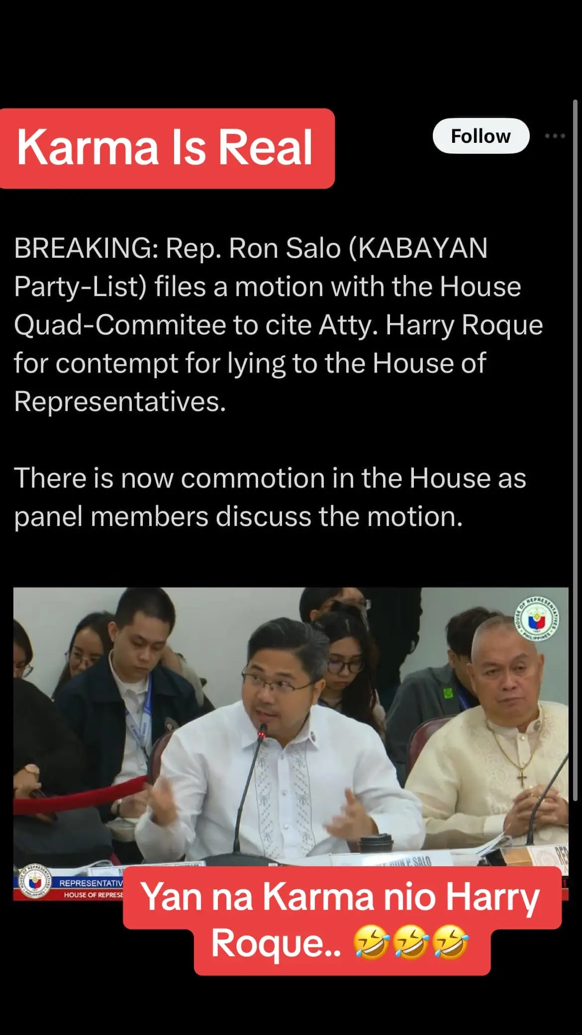 #PaybackTime #KarmaIsReal #HarryRoque