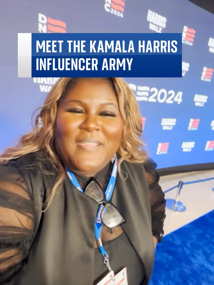 For the first time, a group of 200 young people were invited to document their experiences at the Democratic National Convention. It's part of Kamala Harris's campaign to aggressively pursue Gen Z voters. @Deja Foxx @The GenZ Publicist #genz #kamalaharris #uselection #dnc 