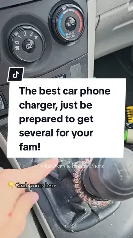 Best car charger if you don't want cords all over! #carcharger #phonecharger #phonechargers #caraccessories #stockingstuffers #fypage #fypシ゚viral 