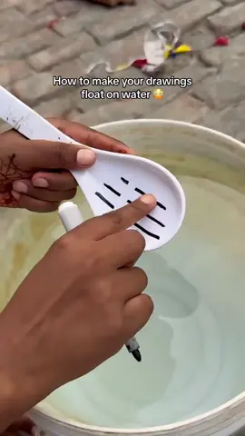This is so cool! How to make your drawings float on water