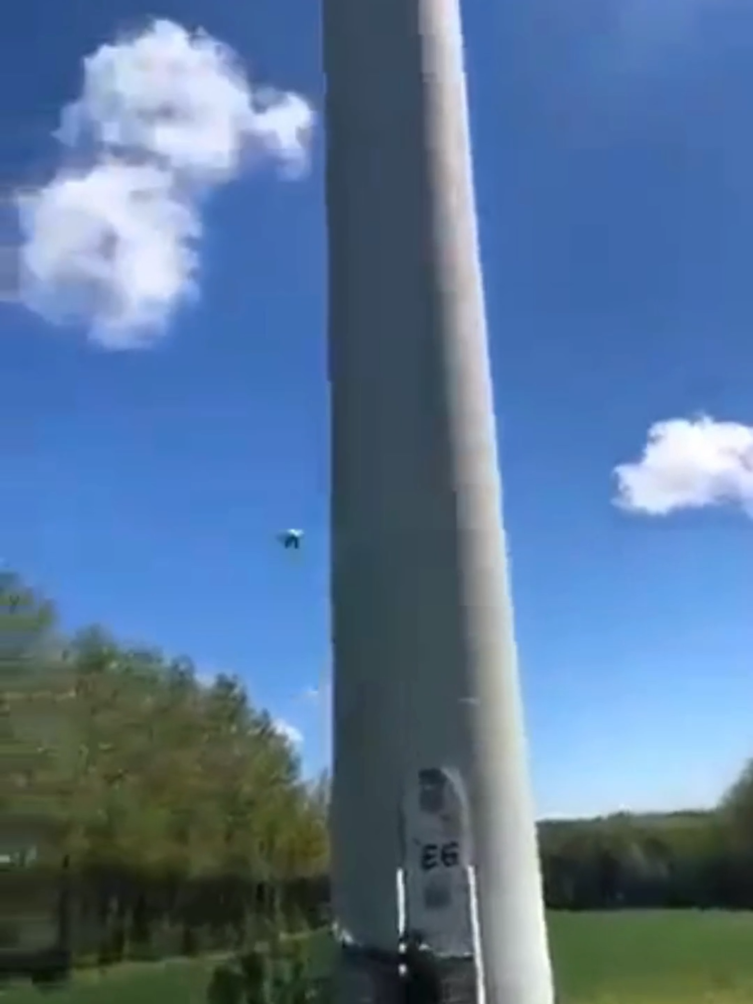 Football vs Wind Turbine