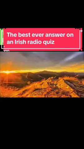 The best ever answer on an irish radio quiz  #ireland #dublin #irishtiktok #radio #radioprank #ukcomedy #foryou #funnyvideos #irish #irishradio #irishcomedy #CapCut 