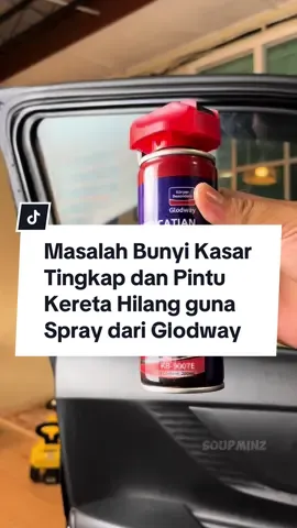 Bunyi kasar tingkap dan pintu kereta hilang dan lebih smooth. Boleh spray kat rantai basikal motor serta tempat yang karat. Spray dari Glodway nie akan protect getah dan besi supaya tahan lama. #sprayantirust #spraytingkapkereta #pelindungantikarat #sprayantikarat #glodway 