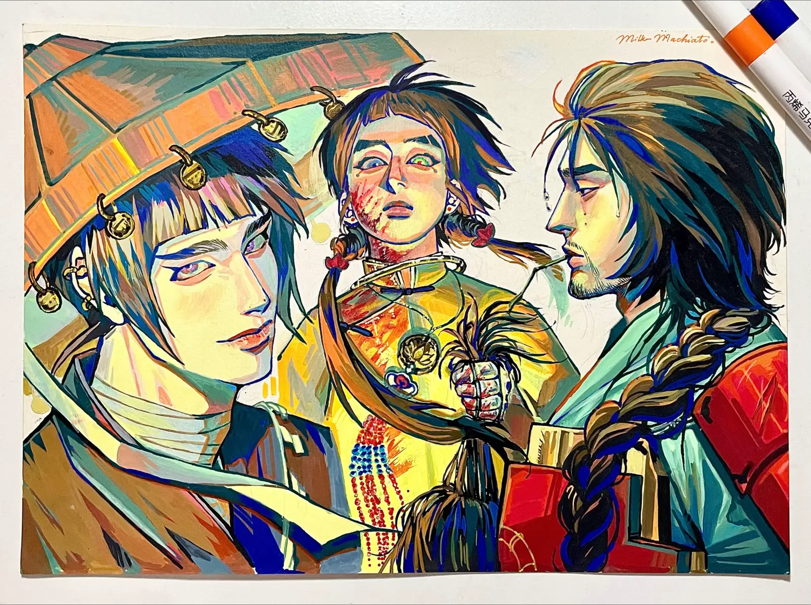 #art #fyp #fypシ #fyppppppppppppppppppppppp #oc #originalcharacter #acrylicmarker #artist 