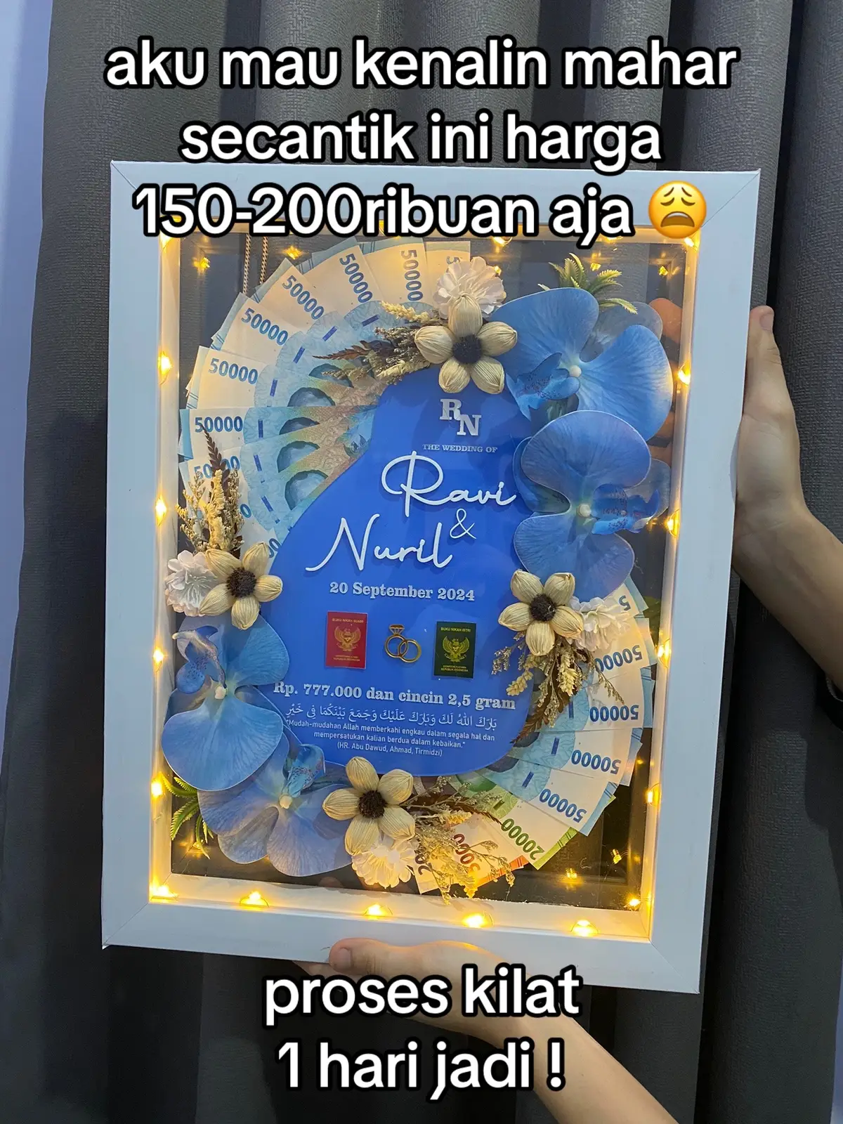 1 hari jadi mahar pernikahan lowbudget tapi tetap cantik best seller ! bisa request model juga ya #mahar #maharpernikahan #fyp #mahargunungan #maharakrilik #maharviral #maharmurah 