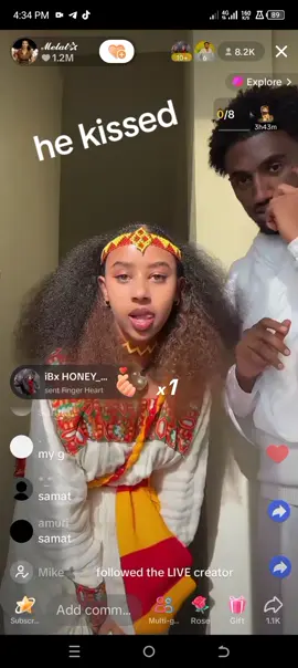 #live #viral #habeshatiktok #vairal #ethiopian_tik_tok🇪🇹🇪🇹🇪🇹🇪🇹 #record #haron #melat #tiktok #foryou #foryoupage #kiss 