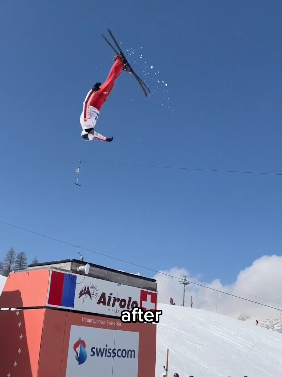 no snow? no problem 😌 ⛷️: @noe_roth #redbull #givesyouwiiings #energydrink #skiing #training #aerialskiing