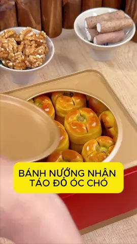 Bánh nướng nhân táo đỏ óc chó khoai mỡ #anvat #ankieng #xuhuong 