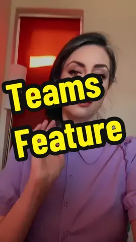 DID YOU KNOW about this sneaky Teams feature? #microsoft #microsoftexcel #microsoftpartner #microsoftteams #worklife #wfhlife #wfh 