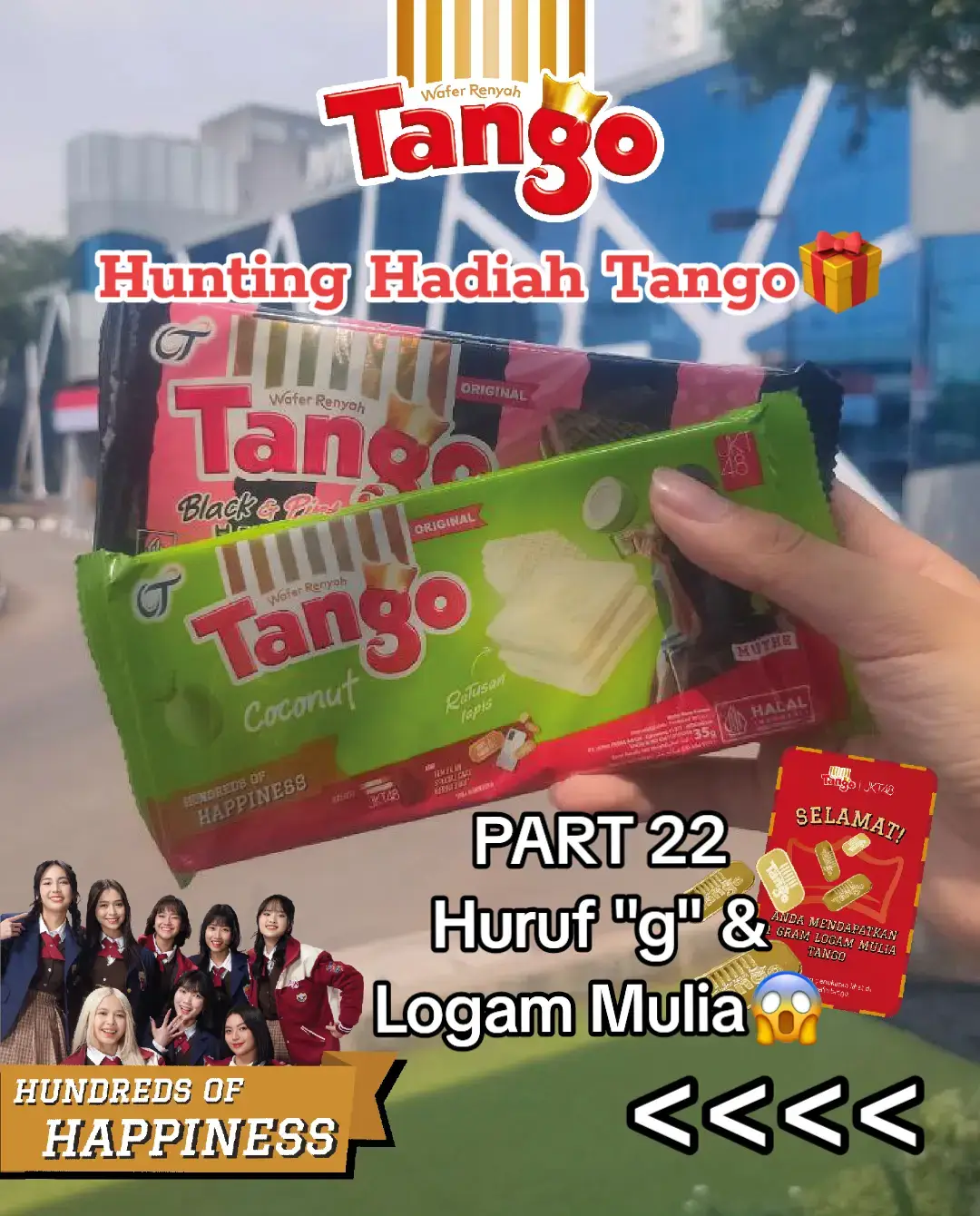 Hunting Hadiah Tango PART 22🎊 Special HUT RCTI ke-35, mimin bagi2 photocard yang paling dicari Sobat Wafer yaitu huruf 