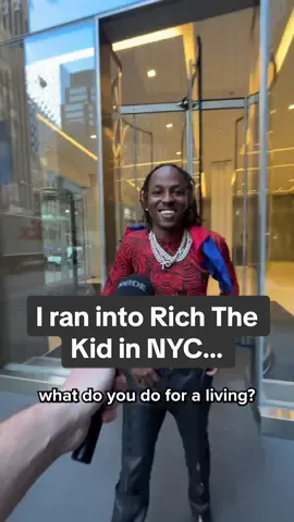 What does @richthekid do for a living? #whatdoyoudoforaliving #richthekid #interview #funny #nyc #newmusic 