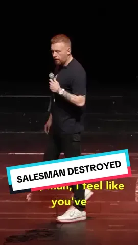 Salesman Destroyed 😂 #hotwatercomedy #standup #fyp #funny #paulsmithcomedy #uk #foryoupage #foryou #silly #hilarious