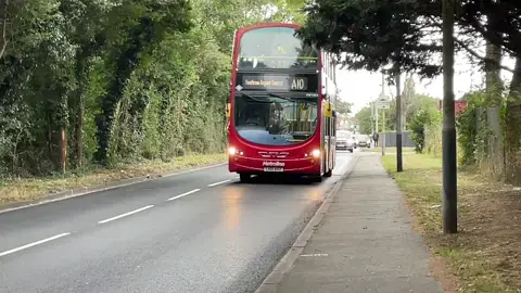 played around w the camera quality || ( RARE ) LK10BXZ / VW1054 going down harlington road on an a10 to heathrow central bus stn // #fyp #a10 #heathrow #heathrowairport #harlington #westlondon #wltransport #wldn #trending #rare #busspotting 