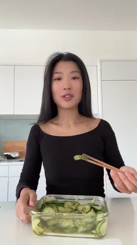 since everyone is making @Logan cucumber salad, i finally tried it, omg was sooooooooo good!!! 