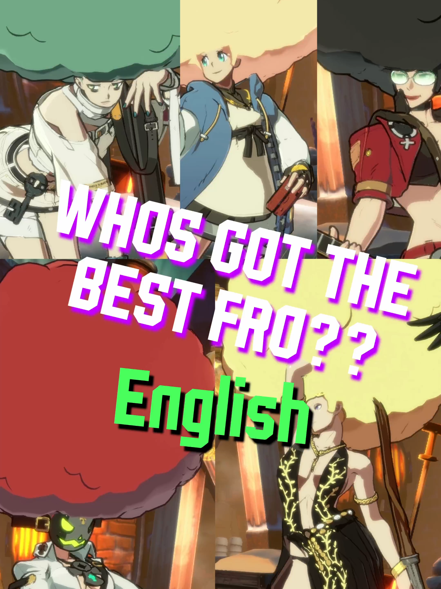 -English- Guilty Gear -Strive- Reaction to Afro #GuiltyGear #Strive #guiltygearstrive #shorts #SolBadguy #KyKiske #May #Faust #Potemkin #ChippZanuff #ZatoOne #MilliaRage #AxlLow #RamlethalValentine #LeoWhitefang #Nagoriyuki #Giovanna #AnjiMito #I-No #JackO #GoldlewisDickinson #HappyChaos #A.B.A