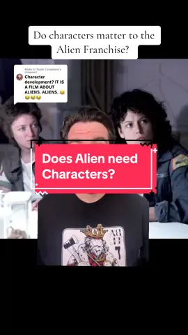 Replying to @Taylor Complains Alien Romulus is playing dress up as Alien / Aliens combined into one, lacking any of the depth, character work, or substance of the movies it’s so desparately imitating. With Alien, Ridley Scott gave us one of the beat protagonists of all time in an action movie, and Ridley also used the science fiction aspect of his story to tackle a variety of societal issues from gender dynamics, to SA, to corporate greed / AI. Romulus gave us generally unliakble character that lack ability to do much of anything, and for that, it’s the much lesser film (imo). #alien #alienromulus #aliens #sciencefiction #scifi #movies #movietok #ridleyscott #film #filmtok #greenscreen 
