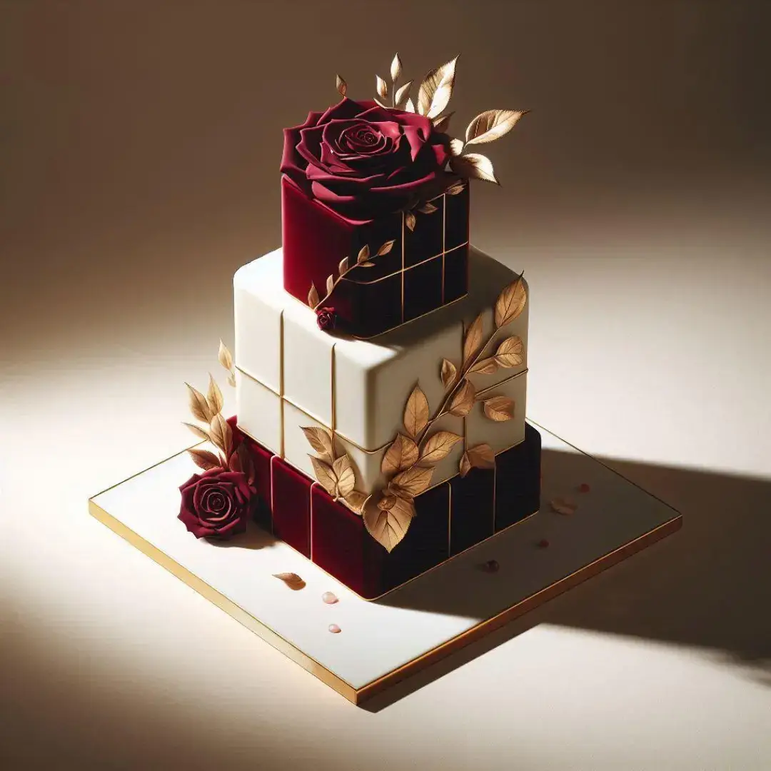 Living within the sweettooth imagination.  Detailed velvet texture cake with beautiful enticing details. Design by @MrsHill  Do you Love the designs