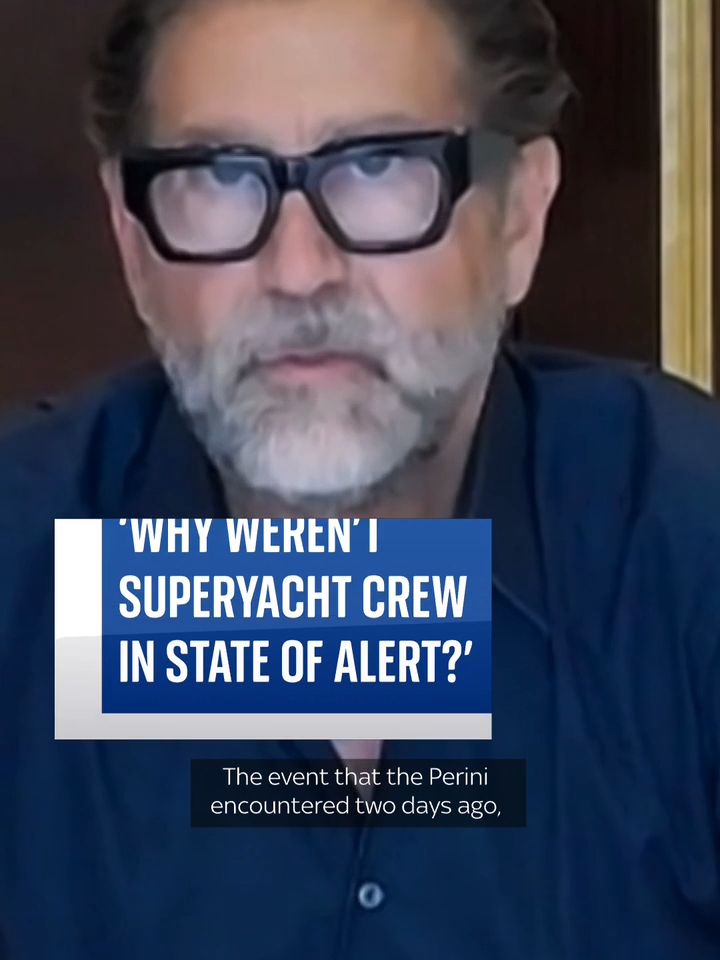 Giovanni Costantino, the boss of a firm which makes and sells vessels like Mike Lynch's sunken superyacht, has questioned why its crew were not in a 