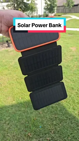 Solar Power Bank on huge sale!! #powerbank #solarpower #campinglife #hikingadventures #bugoutbag 