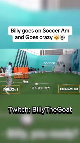 Billy goes on Soccer Am and Goes crazy 🤯⚽️ #billythegoat #socceram #skysports #fyp 