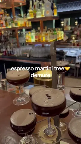 Whats not demure about our espresso martini tree? ☕️🍸  #espressomartini #demure 