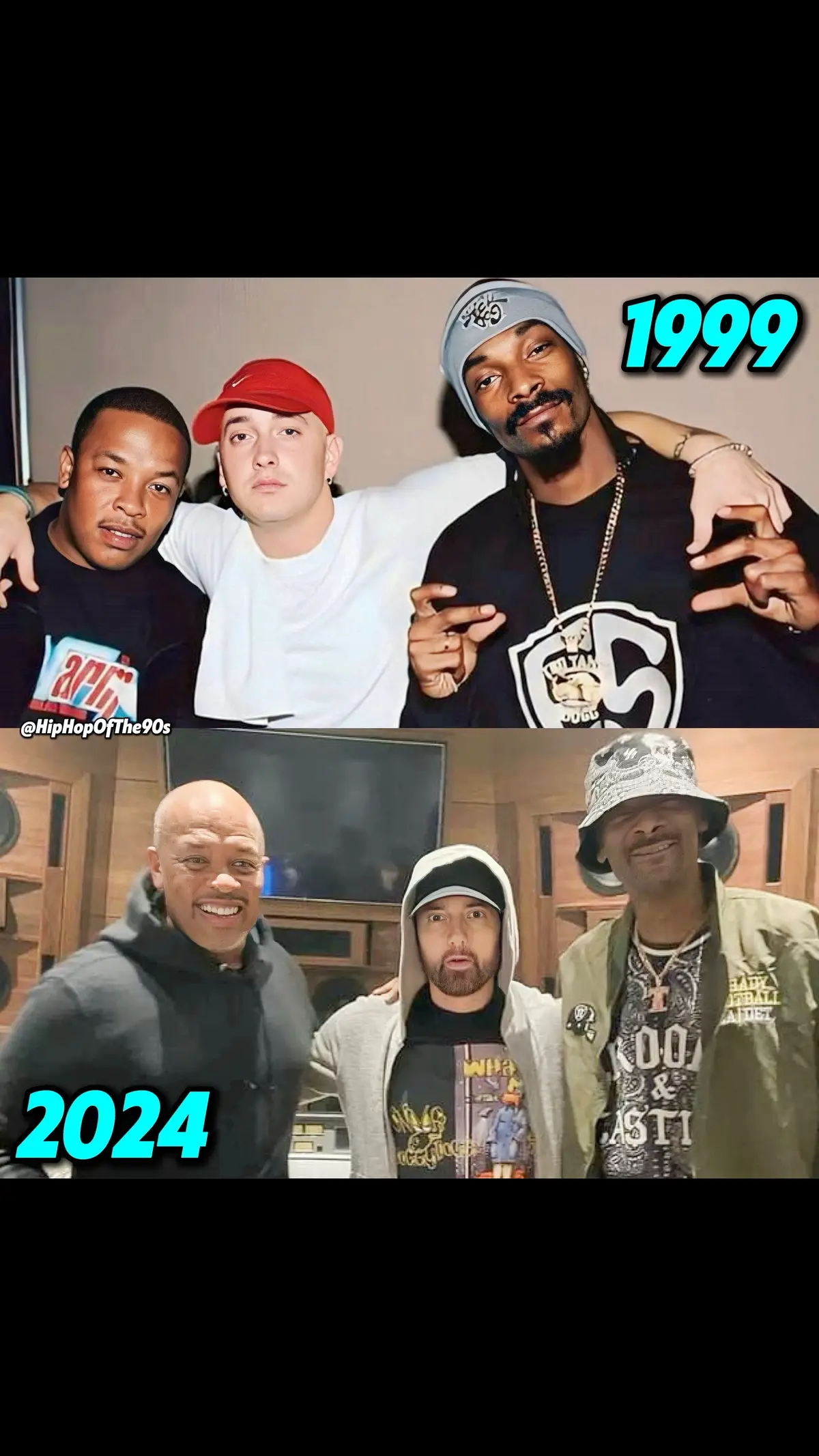 📸: Dr. Dre, Eminem & Snoop Dogg 💯 What's your favorite song by them ⁉️ Upper 📸 Via: Aftermath Records Bottom 📸 Via: @eminem  #rap #hiphop #music #hiphopmusic #rapmusic #90shiphop #eminem #drdre #snoopdogg #slimshady #snoop #snoopdog #eminemrap #raptok #oldschoolhiphop #thenandnow #hiphopculture #hiphopofthe90s 