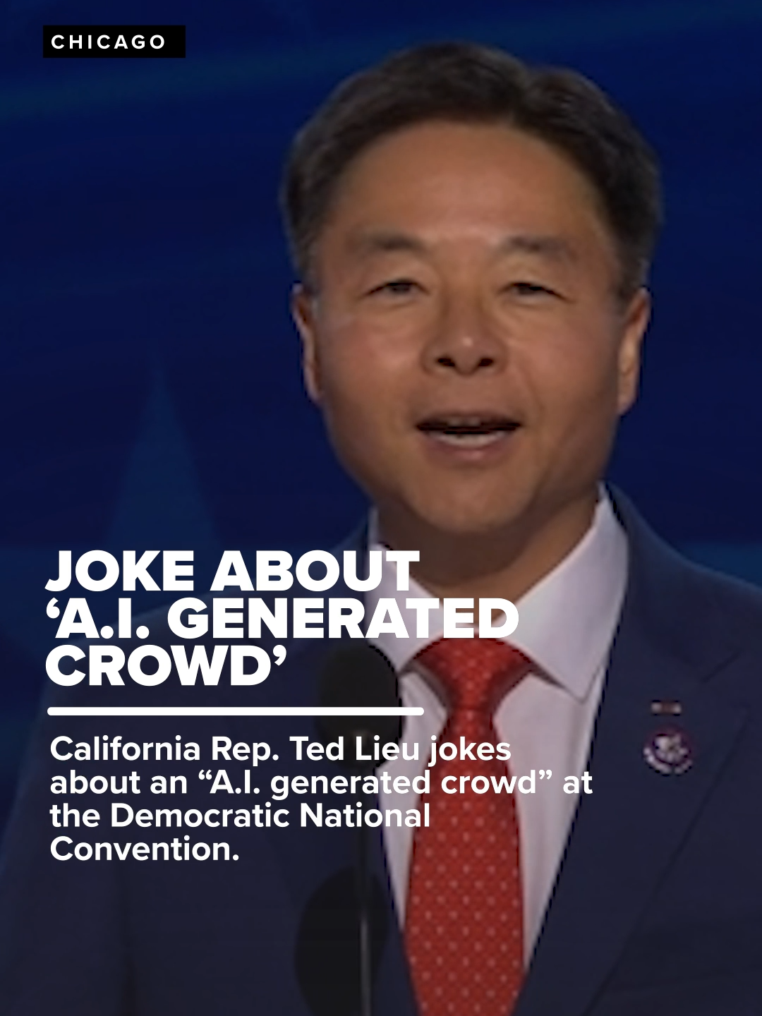 California Rep. Ted Lieu jokes about an 