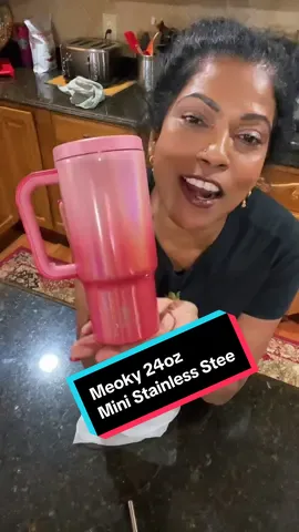 Meoky 24oz Mini Stainless Steel Handle Cup, #StainlessSteelStraw SiliconeTipstraw  #LeakproofCupLid #SmallCapacity #Portable #KeepCold24 Hours #Campus, #Home #Office #Car #Outdoor #Travel #meoky🥤cups #mini24ounces 
