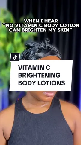 Vitamin C brightening body lotions  #vitaminc #bodylotion #brightening #skincareproducts #skincaretips #skincareviral #bodycare #SkinCare101 #viralvideo #viraltiktok #fyp 