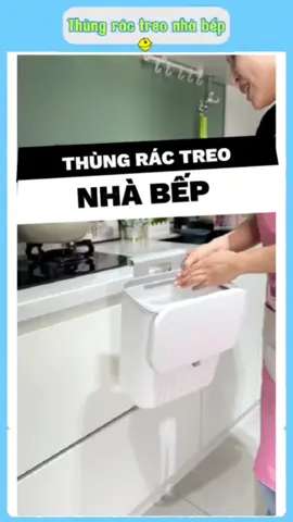 Thùng rác treo thông minh nhà bếp hoặc phòng vệ sinh, nắp lật 2 chiều, chất liệu nhựa pp chất lượng  #thungractreo #duyne0710 #makemebuyit #giadungthongminh #giadungtienich #xuhuong 