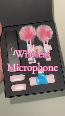 Pink means healed 🩷 babygirl buy everything PINK!  #wirelessmicrophone #tiktokshop #fypage 