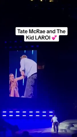 Without you ❤️🥹 @tate mcrae brought out her boyfriend @The Kid LAROI. as a surprise guest at her NYC show! #thekidlaroi #tatertot #tatemcrae #concert #livemusic #madisonsquaregarden 