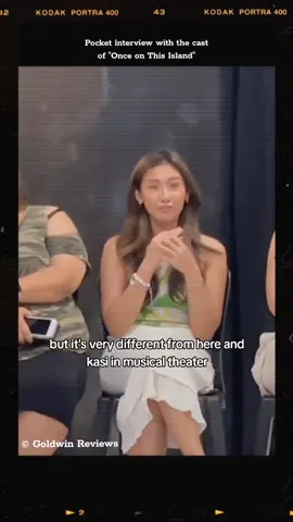 The #OnceOnThisIslandMNL cast + @Thea Astley shares what she likes about her character, Ti Moune #OnceOnThisIsland #TheaAstley #MusocalTheatre #Musicals #BroadwayMusicals #theatrekids #AngelaKen #JefFlores #ShanaiaGomez #interviews 