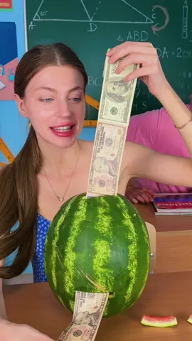 Piggy bank watermelon 😁