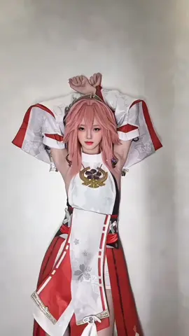 :3 ฉันรู้พวกแกชอบ #yoimiya #yaemiko #cosplay #GenshinImpact #fypシ゚viral #dance 