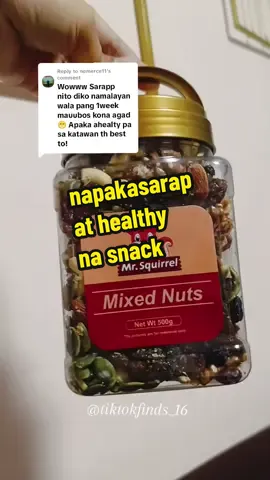 Replying to @nomerce11napakasarap talaga nito healthy pa sulit talaga ang mura dito #mrsquirrelmixednuts #mrsquirreltrailmixnuts #trailmixnuts #trailmix #mixnuts #mixednuts #mixednutsandberriestrailmix #foryou #foryoupage 