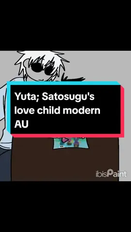 Modern AU with Yuta being Satosugu's love child #jjk #jjkfanart #gojousatoru #getousuguru #okkotsuyuta 