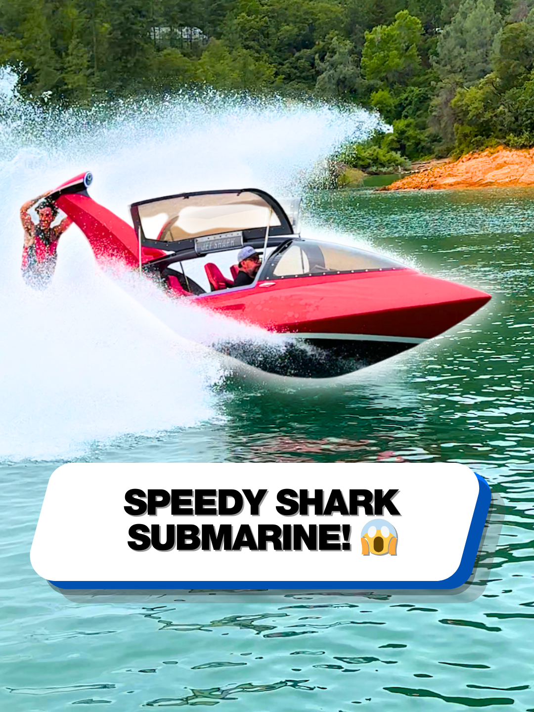 Can anyone else hear jaws music in the background...? 😳 #submarine #boat #futuretech #tech #boattok #techtok #jetski #jetshark #custombuild #speed #superboat #speedboat #supercarblondie #jaws