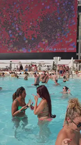 #beachclub #beachclub chill  in the pool 