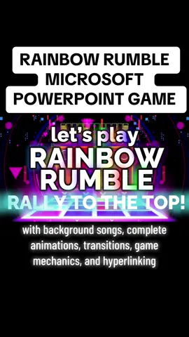 RAINBOW RUMBLE MICROSOFT  POWERPOINT GAME #rainbowrumble #abscbn #a2z #luismanzano #luckymanzano #game #games #gameshow #classroomgames #deped #MATATAG #departmentofeducation #powerpointpresentation #powerpointgame #followers #teachers #depedteacher 