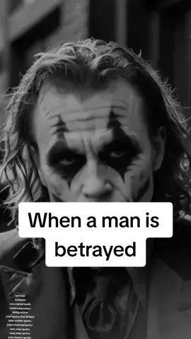 quote: he loved you in a way most people dream of... but you betrayed him. #betrayal #betrayaltrauma #betray #betrayals #menmentalheath  #jokerquotes #joker  #quotes #quotesthathitdifferent #quotesthathithard 