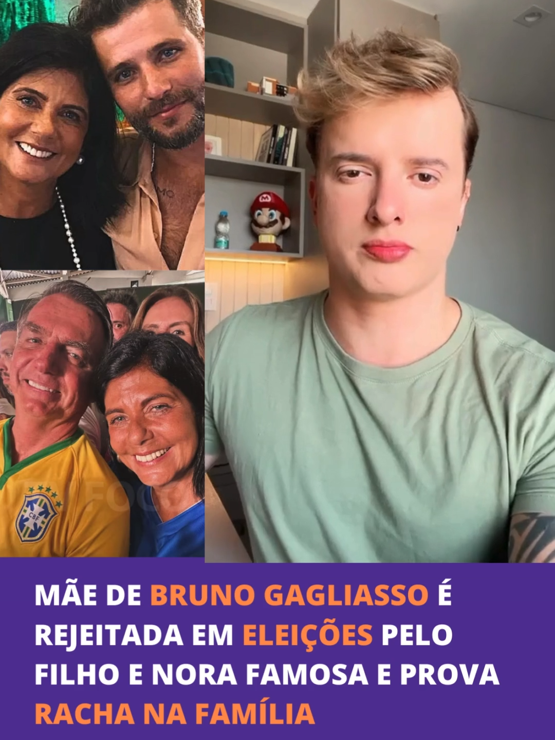 #Famosos - Candidata a vereadora nas próximas eleições pelo PL, a chef de cozinha Lúcia Gagliasso não conta com o apoio de Bruno Gagliasso nem de Giovanna Ewbank em sua campanha para a Câmara Municipal do Rio.