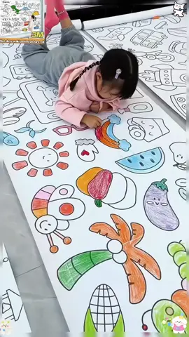 3M Kids Coloring Roll Painting, Click on the yellow basket to buy, I have sold a lot of this, the quality is very good and the price is very cheap#goothing #fyp #foryou #tiktokshop #Home #toy #toys 