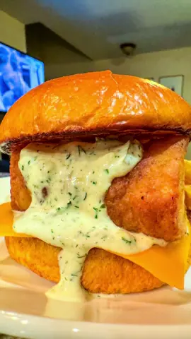 Filet-O-Fish, but not 😋 #filetofish #mcdonalds #fyp #homecooking #copycat 