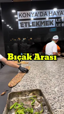 📌Ekrem Coşkun’dan lezzeti gayet güzel bıçak arası ✅120₺ #bıçakarası #konyadaneyenir #ekremcoşkunetlekmek #konya #pide 