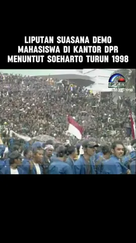Kondisi demo di gedung dpr tahun 1998 #indonesia #sejarah #demo #fyp #fypシ 